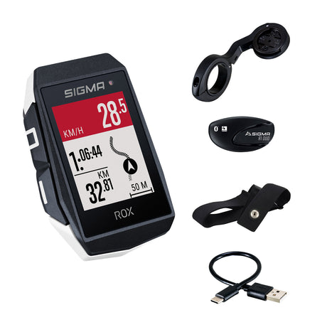 Sigma Rox 11.1 EVO GPS HR SET SET WI CHORT BUTLER+ANT+BLE BORST+USB-C