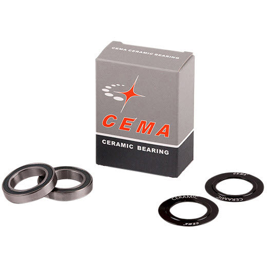 Cema Kogellager Set til 24 mm bundbeslag keramisk sort