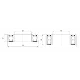 Marwi union kugleleje max CB-438 6000V LLU 10x26x8