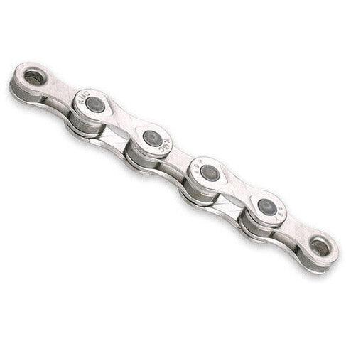 KMC E9 Silver Bicycle Chain 1 2x11 128 - 122 Links