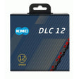 KMC Bicycle Chain DLC 12 126 Schakels - Red Black - 272G