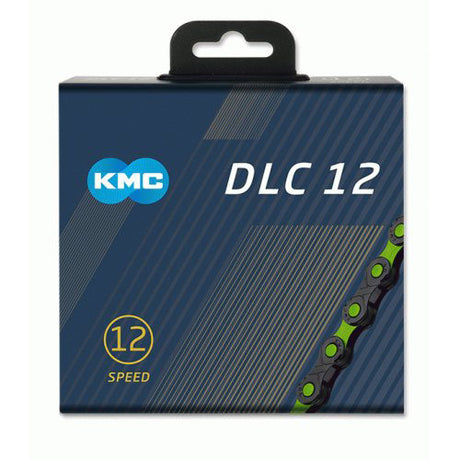 KMC Bicycle Chain DLC 12 126 Schakels - 5,2 mm - Grøn sort