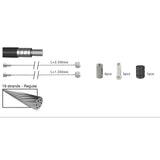 Elvedes Remkabel Kit ATB Race Universal Silver 2015010