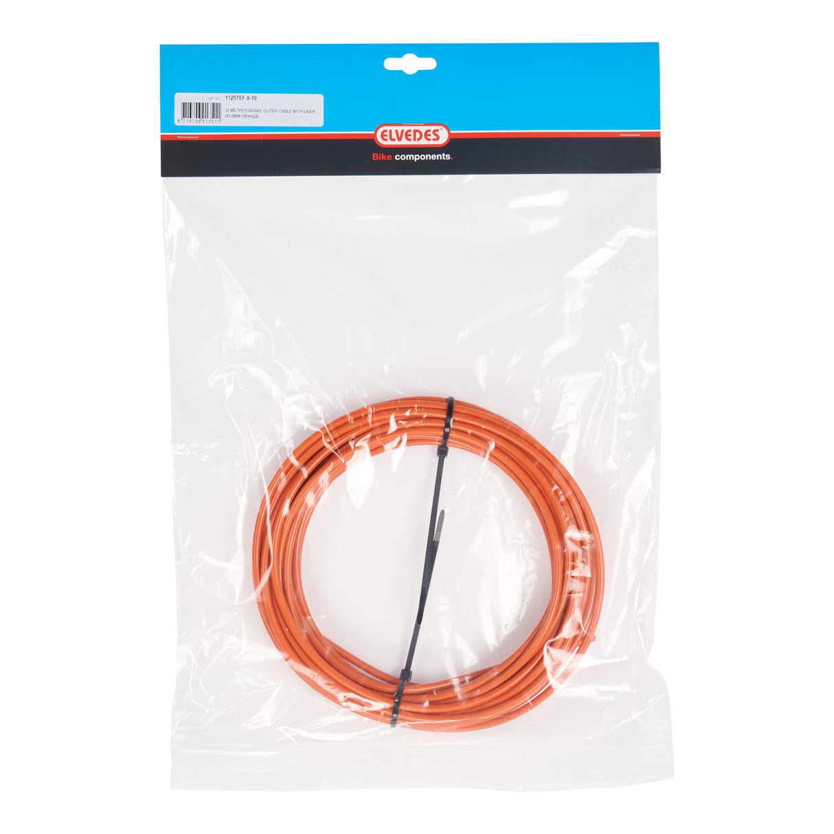 Elvedes Rem Outder-kabel 5mm (10m) Oranje Liner 1125TEF-9-10