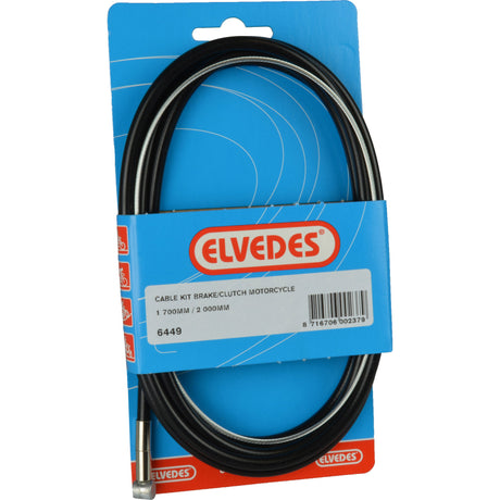 Elvedes bremsekoblingskabel cmpl. 8x8 nippel 1,8 mm 6449