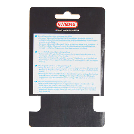 Elvedes Rem Binnenkabel 2250mm V-Nipple 6412RVS-49