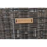 Basil Bremen Rattan Look Kf - Bicycle Basket - First - Dark Brown