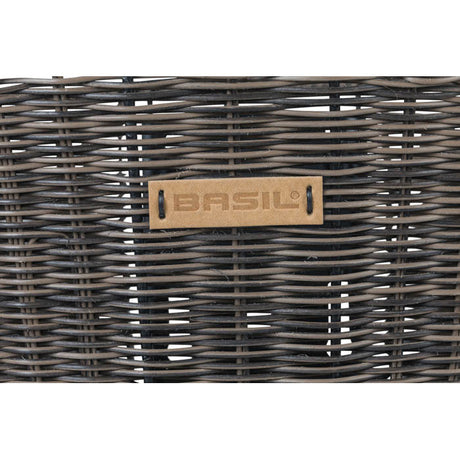 Basil Bremen Rattan Look Kf - Bicycle Basket - First - Dark Brown