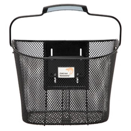 Newlooxs Tuscany Klickfix - aftagelig cykelkurv - styr - 19 liter - stål - sort