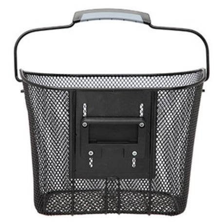 Newlooxs Tuscany Klickfix - aftagelig cykelkurv - styr - 19 liter - stål - sort