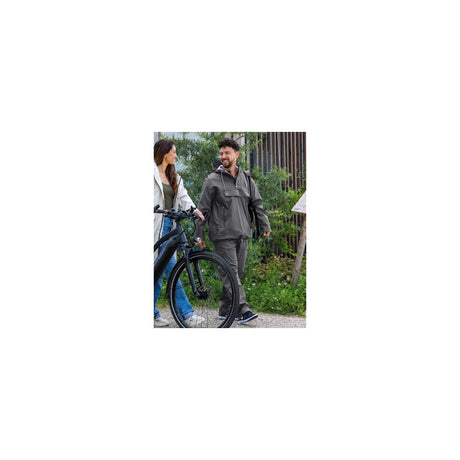 Mirage Raincoat Rainball Lukket Jakke - Størrelse L - Lavet af Polyester Soft Touch - Earl Grey