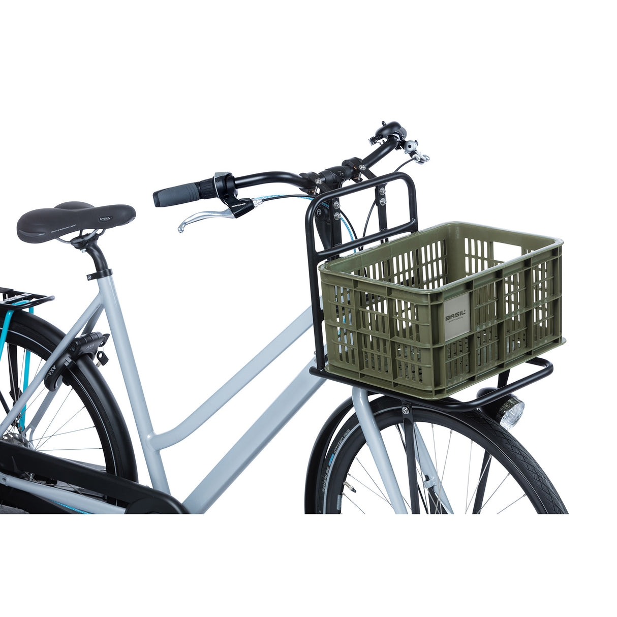 Basil Fietskrat S - Lille - 17,5 liter - Grøn