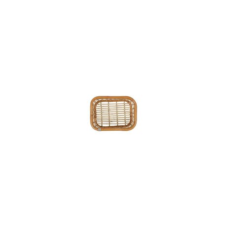 Basil Green Life - Ratting Bicycle Basket - Medium - Land Natural Brown
