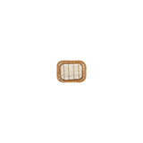 Basil Green Life - Ratting Bicycle Basket - Medium - Land Natural Brown