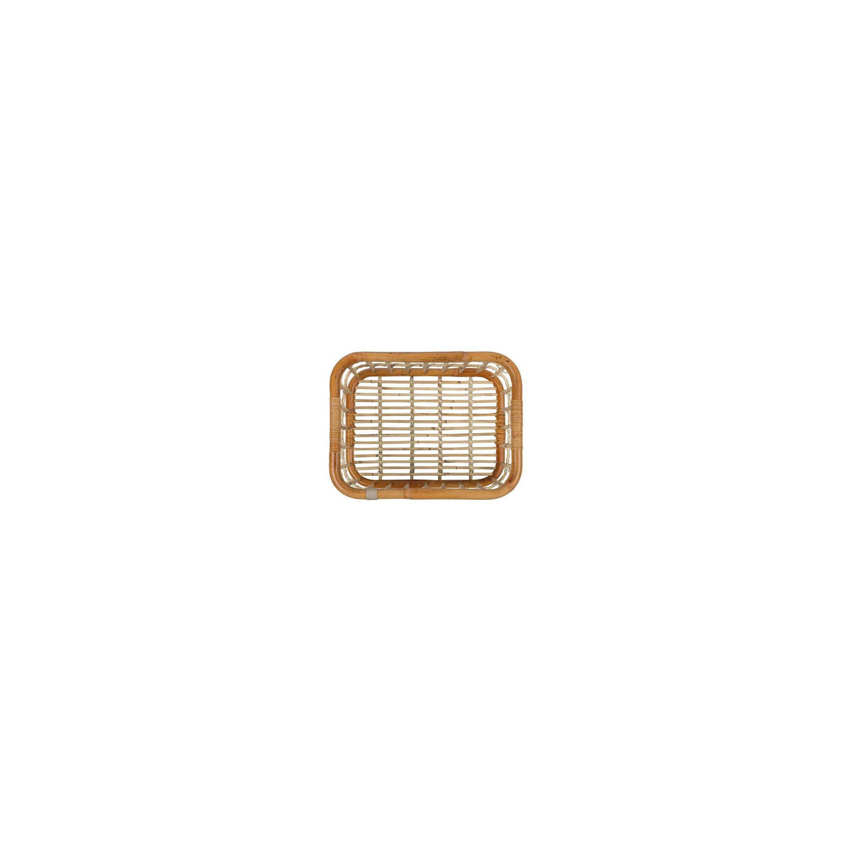 Basil Green Life - Rattan Bicycle Basket - Stor - First - Natural Brown
