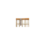 Basil Green Life - Rattan Bicycle Basket - Stor - First - Natural Brown