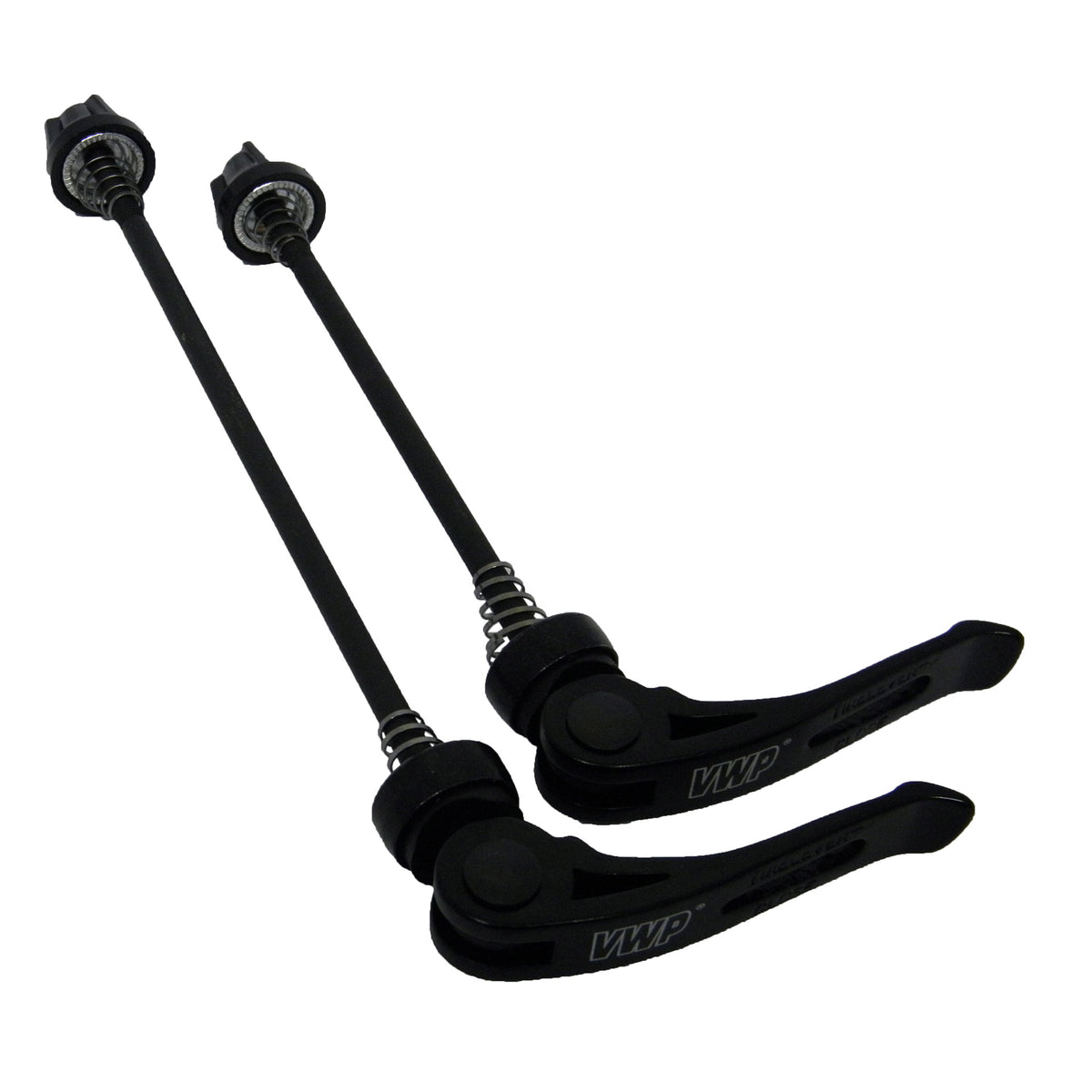 Vwp snelspanner set voor en achter zwart
