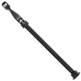 Novatec gennemgående aksel bag m12x172mm med håndtag aluminium sort