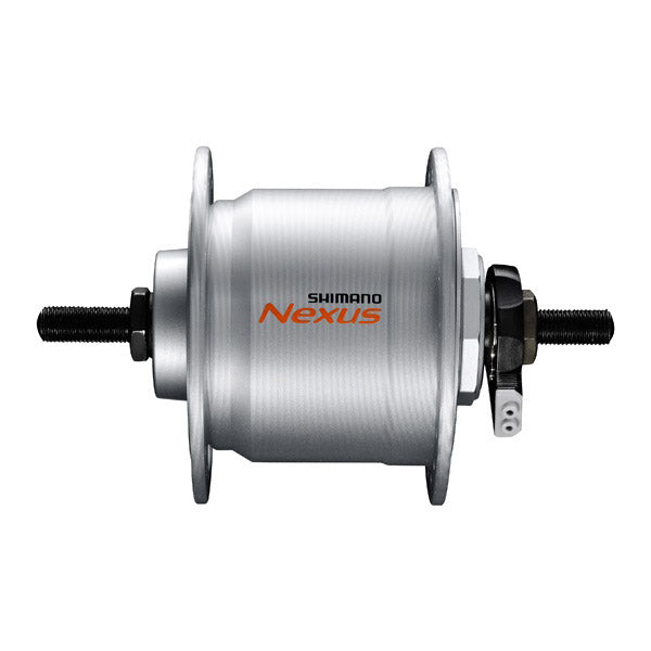 Shimano nav dynamo 36g solid aksel 6v 2,4w dhc3000 sølv