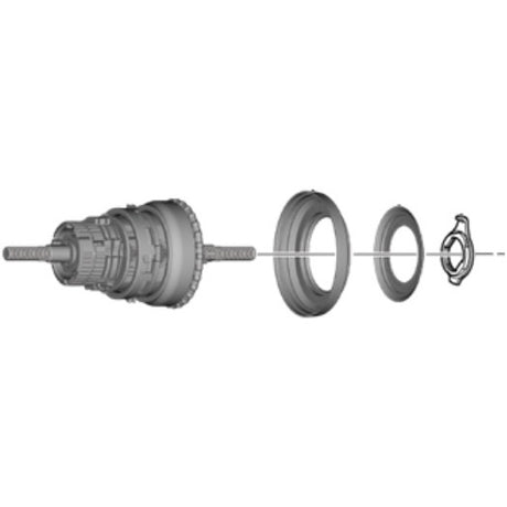 Shimano Interior 175,5 mm REMNAAF SG-C3000-7C-DX