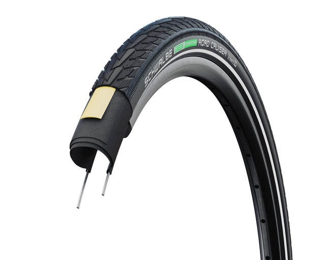 Schwalbe 25x dæk road cruiser k-guard 28 x 1,40 sort refl