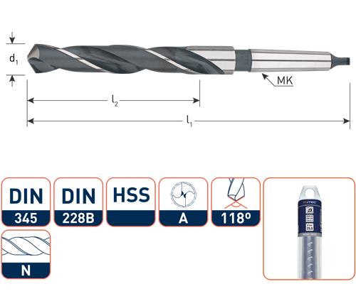 Rotec mc bor din345 40,0mm