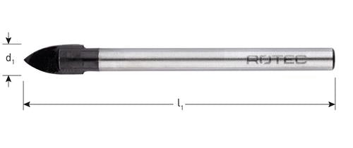 Rotec glasbor 10,0mm