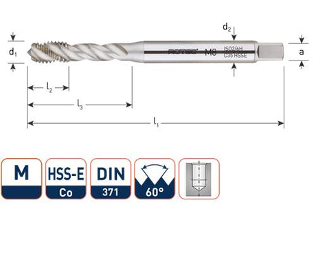 Rotec maskinhane din376 m27 rullegardin