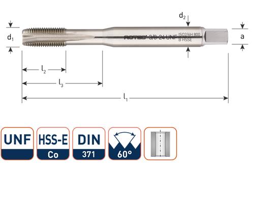 Rotec maskinhane din371 1 4 unf