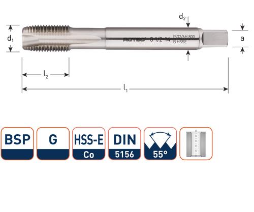 Rotec maskinhane din374 1 8 g