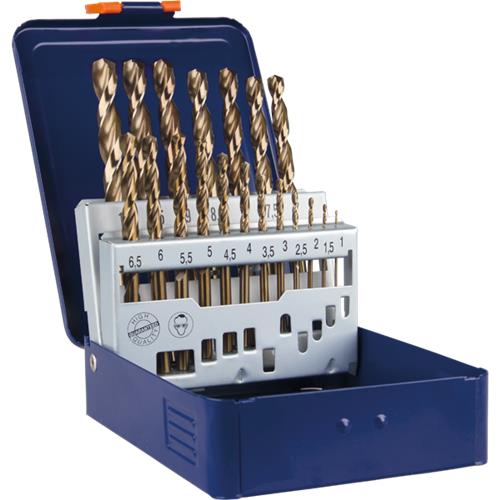 Rotec spiralborsæt 1-10x0,5mm hss-e 19-delt