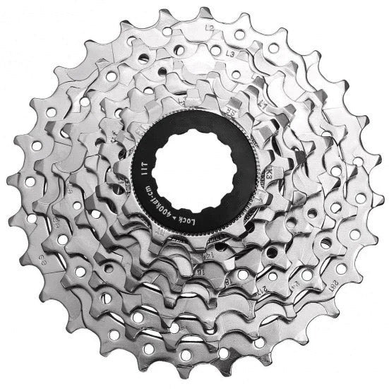 Shimano Cassette 8 Speed 8v 11-28t sølv i kassen