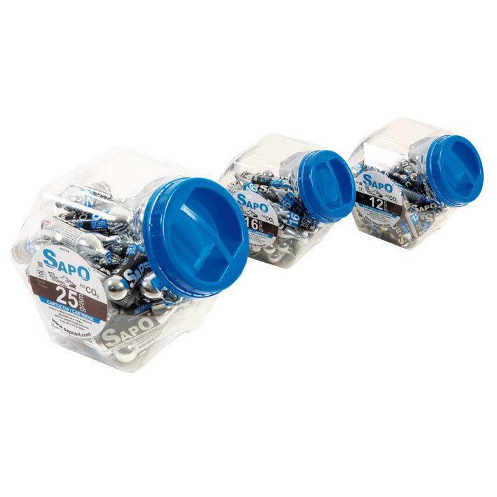 SAPO CO2 mønstre 12gr. Container (60.)