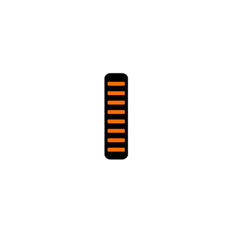 Rrp proguard kabelbinder - bagpå - klistermærke - orange
