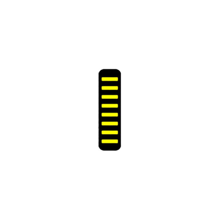 Rrp proguard bolt on v1 - front - sticker - mini - gul