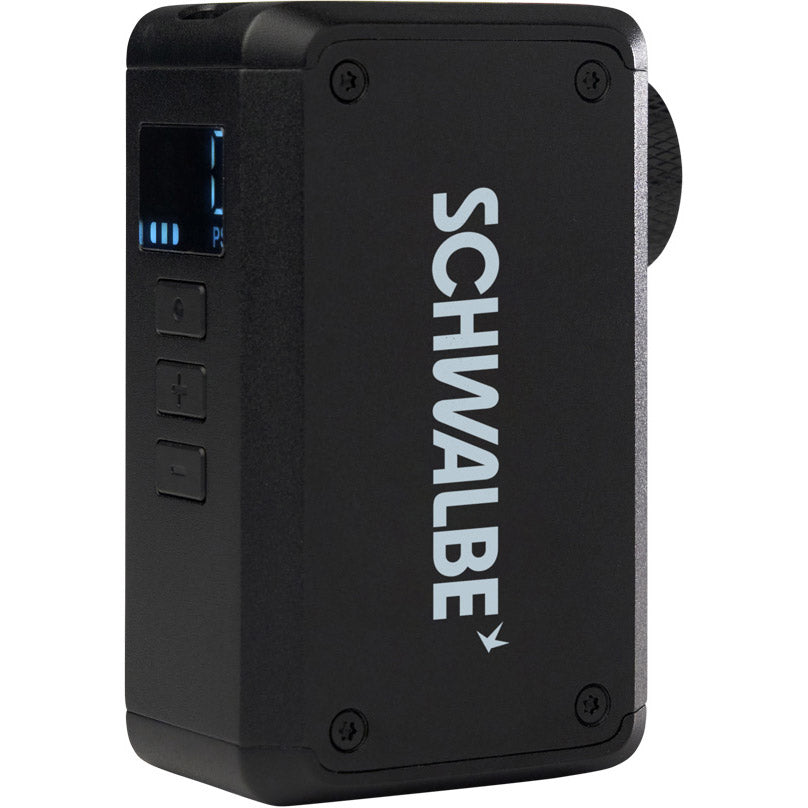 Schwalbe pomp e-micro met scv pompkop adapter