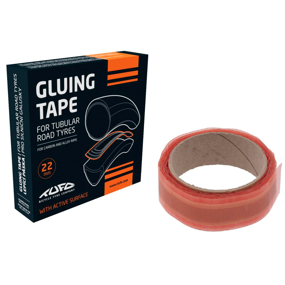 Tufo dobbelt -sidet bånd til rør 22mm 700c