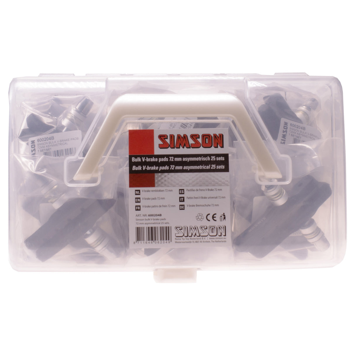 Simson V-Brake Brake Block WP Box Et 25 par