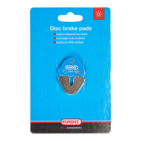 Disc Brake Block Set Elvedes Organic Datech Twincam (1 par)