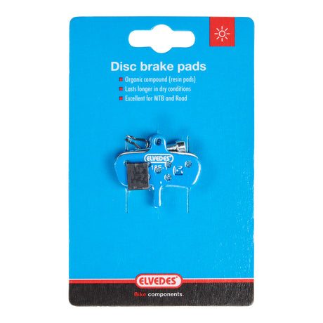 Disc Brake Block Set Elvedes Organisk ivrig kode 5 (1 par)
