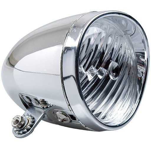 Simson forlygte klassisk inkl. batteri krom (10 stk)