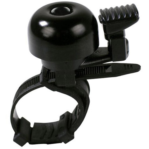 Simson Bicycle Bell Mini 32mm, Flex Band Attachment Black