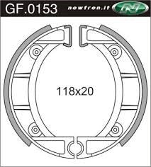 NewFren Brake Segment 153 Grimeca