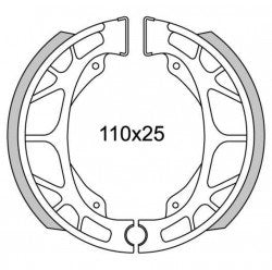 NewFren Brake Block Set FD0256 RS-50 (2007) til