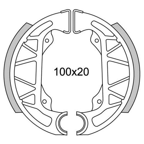 NewFren Brake Segment Set GF0263 Typhoon, NRG, ZIP '96->>