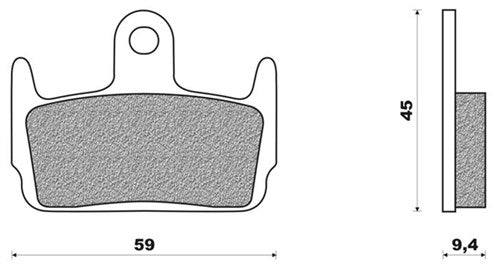NewFren Disc Brake Block FD0224 X8R Sniper