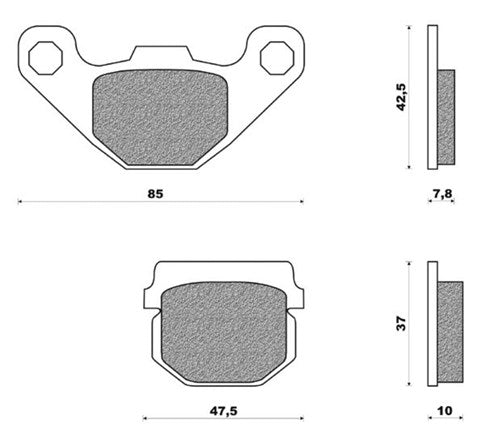NewFren Disc Brake Block FD0226 Hyosung Rush Kisbee SFX