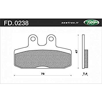 NewFren Disc Brake Block FD0238