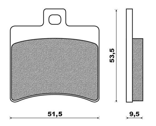 NewFren Disc Brake Block FD0267