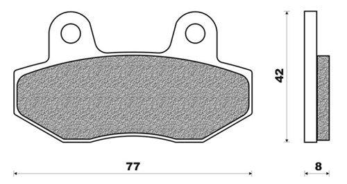 Diskbremseblok FD0358 Kina Speedfight 3
